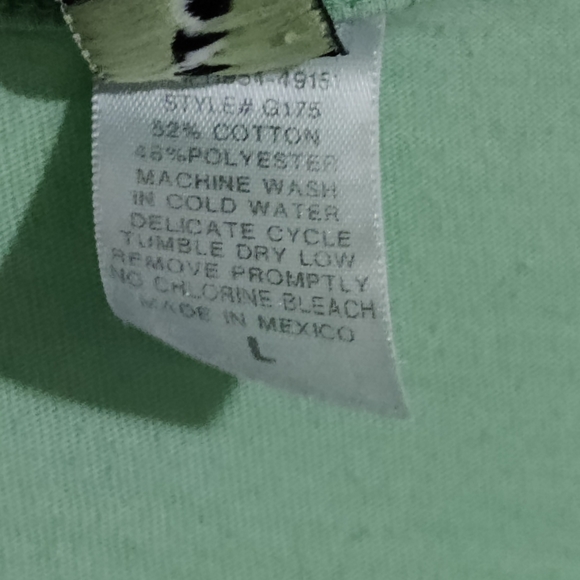 Techstyles pale green Hanauma Bay racer back tank size L - Picture 4 of 5